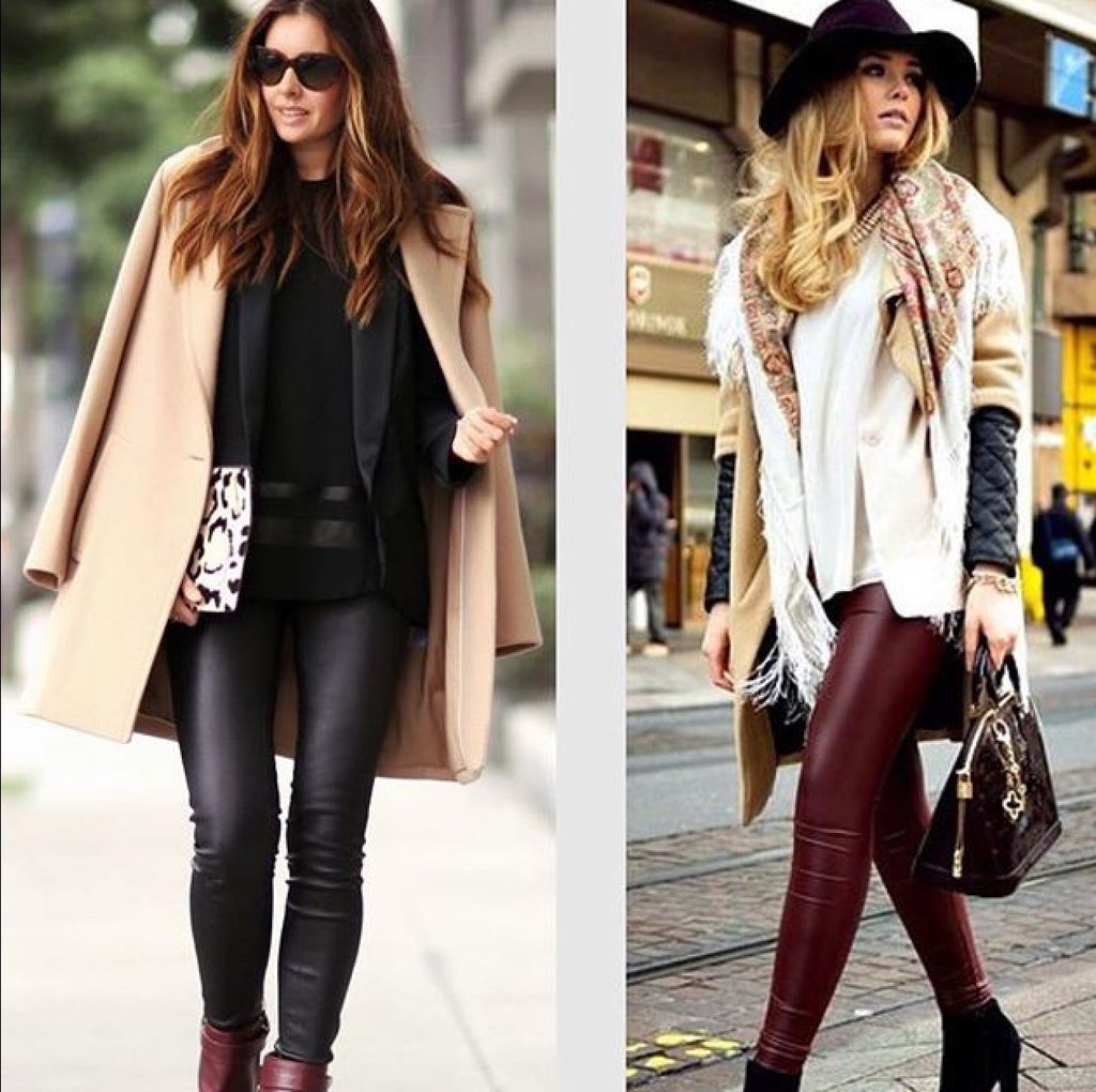 Trend to Try: Faux Leather Pants Outfit - Savvy Southern Chic